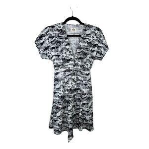 Marine Layer Camila Dress San Francisco Toile Print